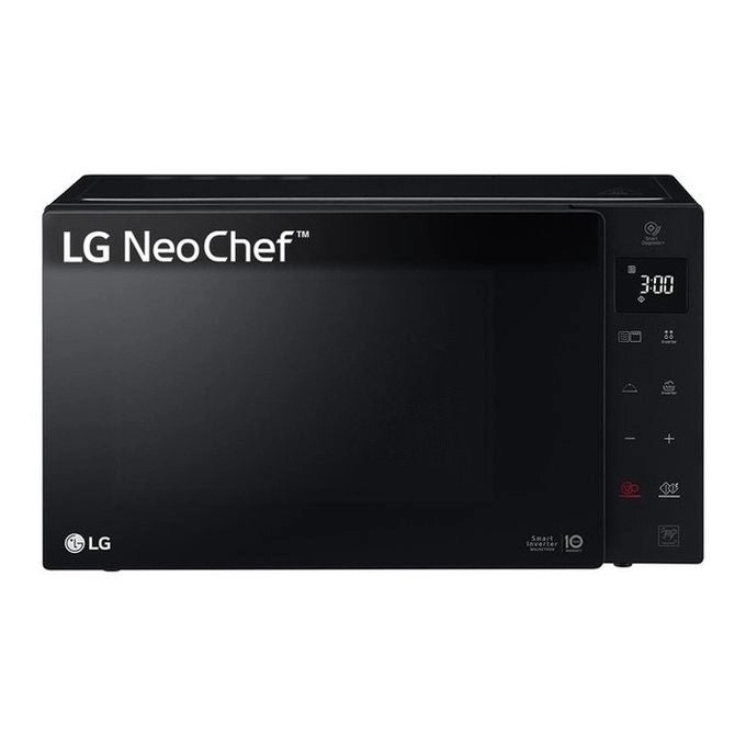 LG MH6535GDS Neochef Forno a Microonde con Grill Tecnologia Smart Inverter Capacita' 25 Litri Potenza 1000 W Funzione Crisp Cottura a Vapore Display LED Nero