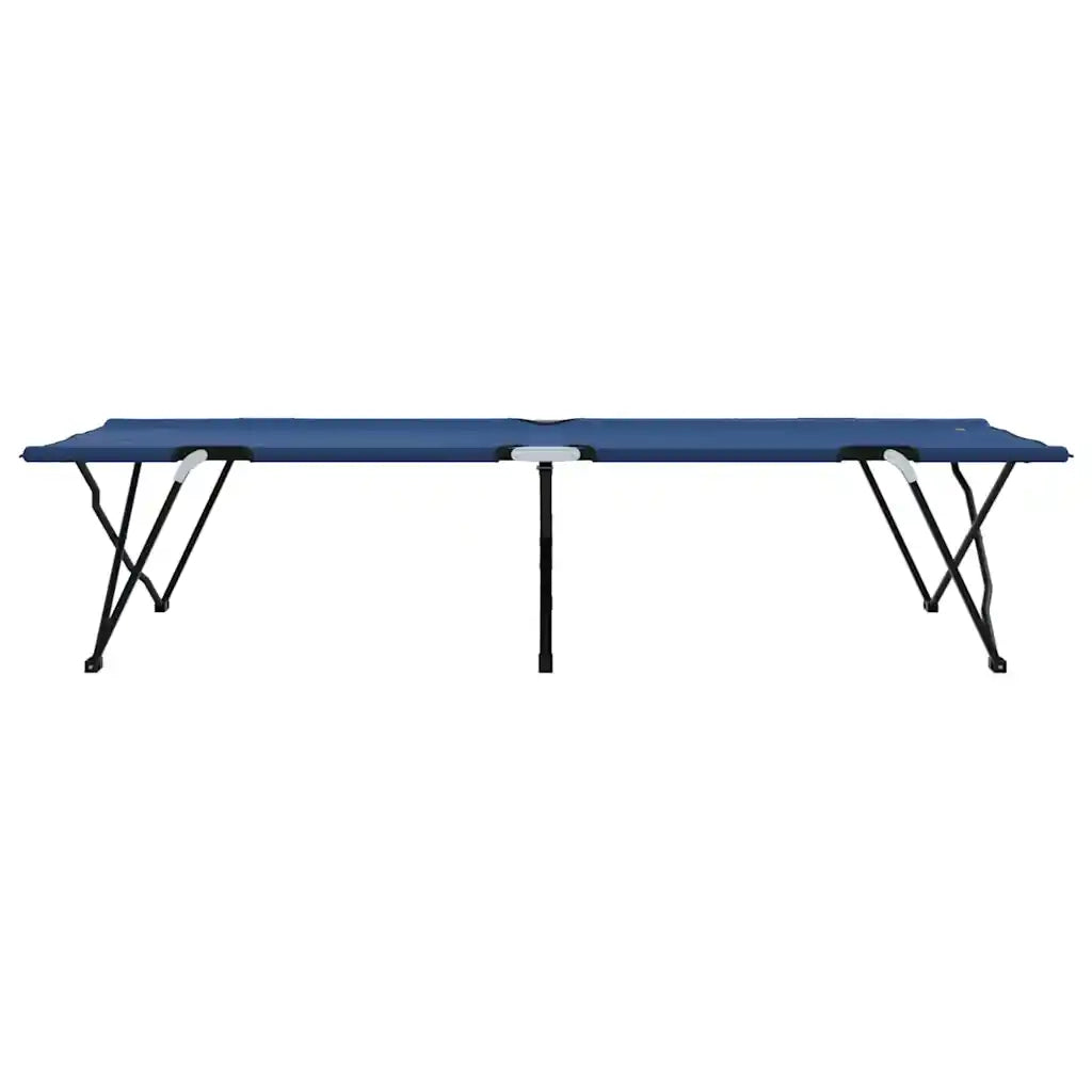 Letto da campeggio pieghevole 2 pz Blu 206 x 76 x 74 cm CFW5556496