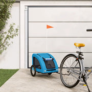 Rimorchio da Bici per Animali Blu Oxford e Ferro 93981