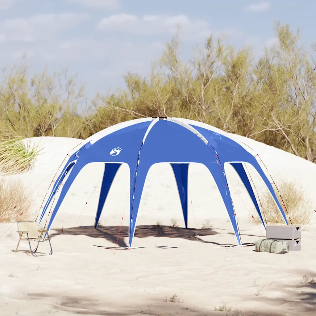 vidaXL Tenda per Feste Azzurra Impermeabile