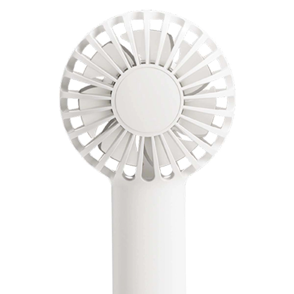 Mini Ventilatore Portatile 3 Velocità Ricaricabile con Supporto Rimovibile Bianco BigBen