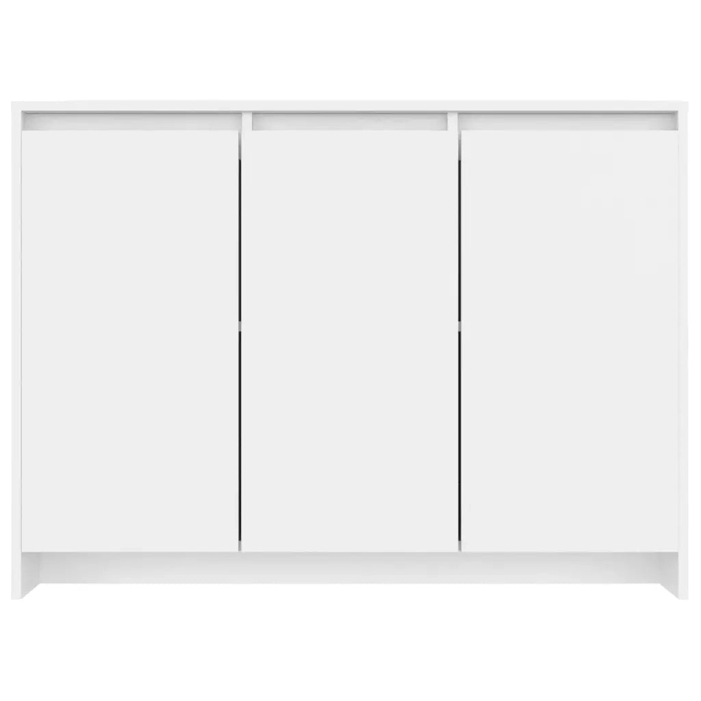 Credenza | Madia | Buffet da pranzo | Armadio da pranzo Bianca 102x33x75 cm in Truciolato