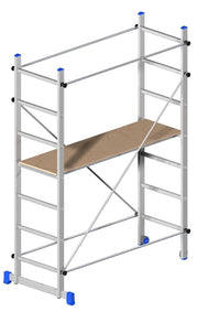 Trabattello Alluminio Superminio 80 x 158XH210 Cm
