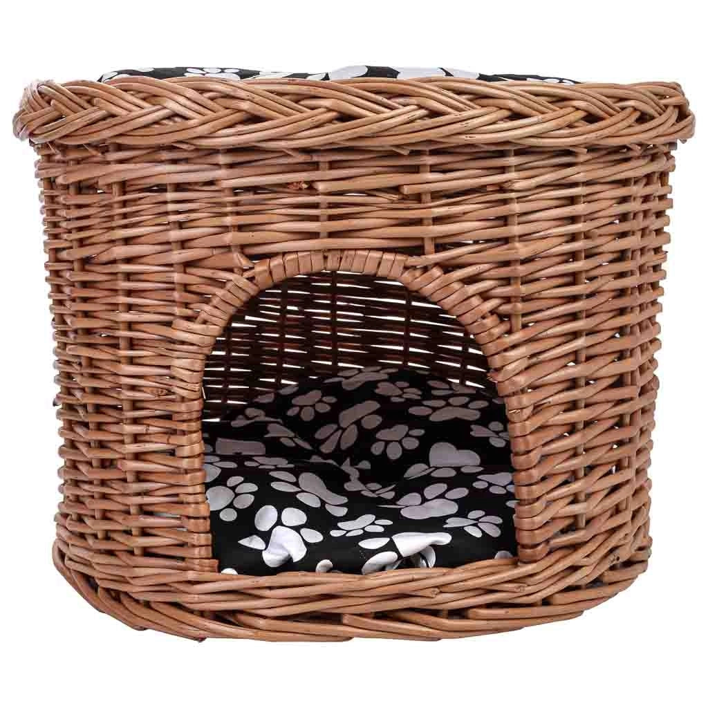 Cuccia in vimini per animali 42x42x32h cm