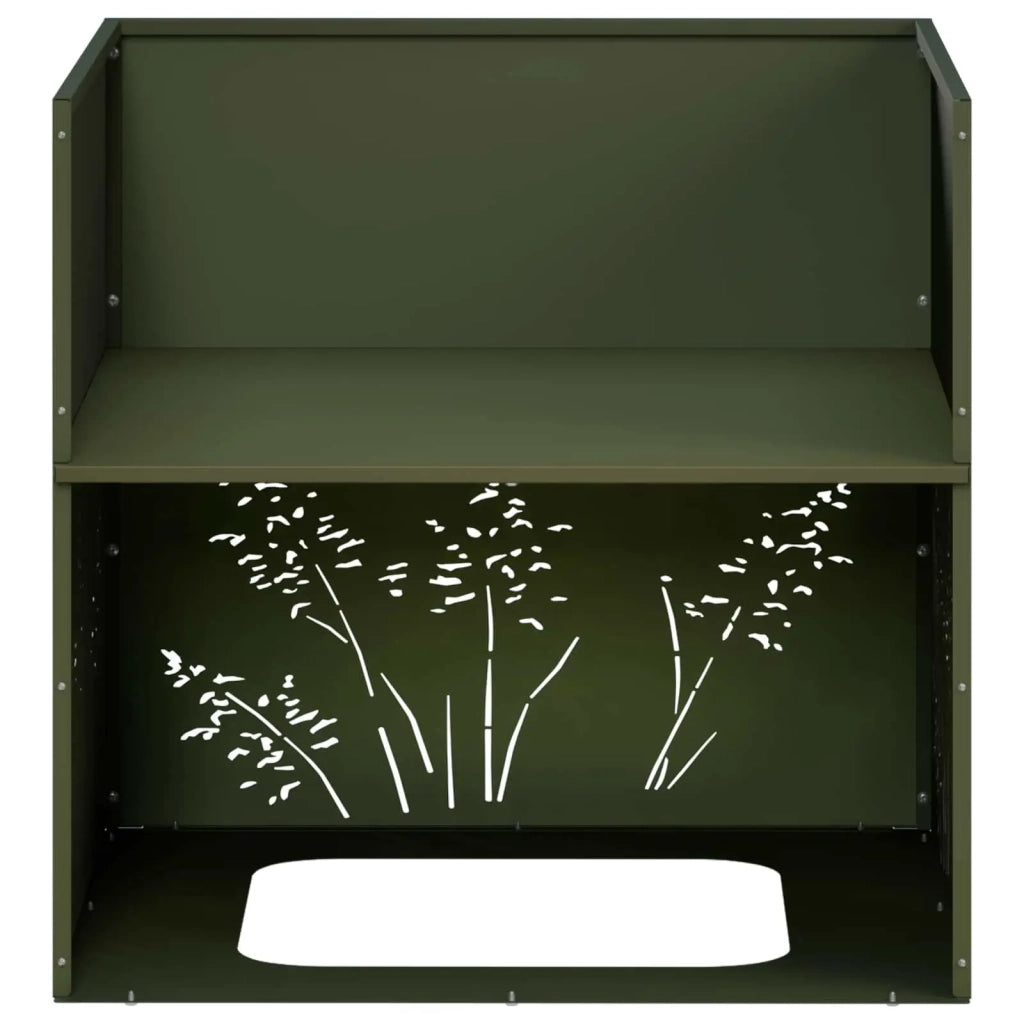 Vaso da giardino Verde Oliva 50 x 50 x 49 cm 8005798