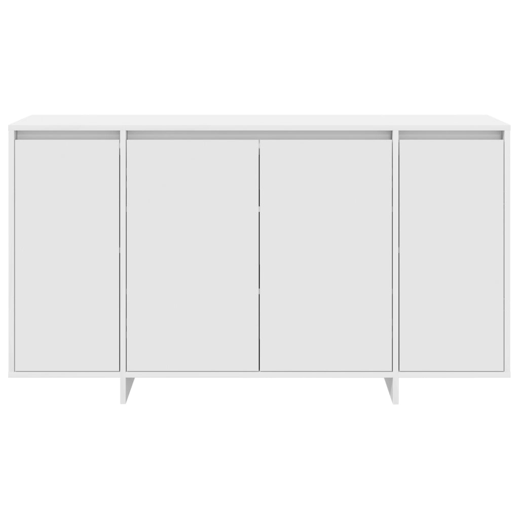 Credenza Bianca Bianca Legno 135 x 41 x 75 cm Credenza Bianca