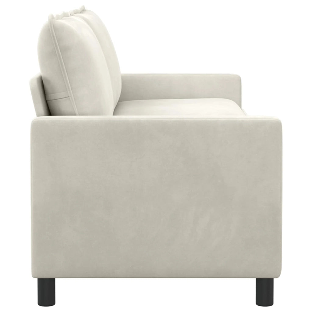 Divano Crema 196 x 81 x 87,5 cm Velluto 42028888