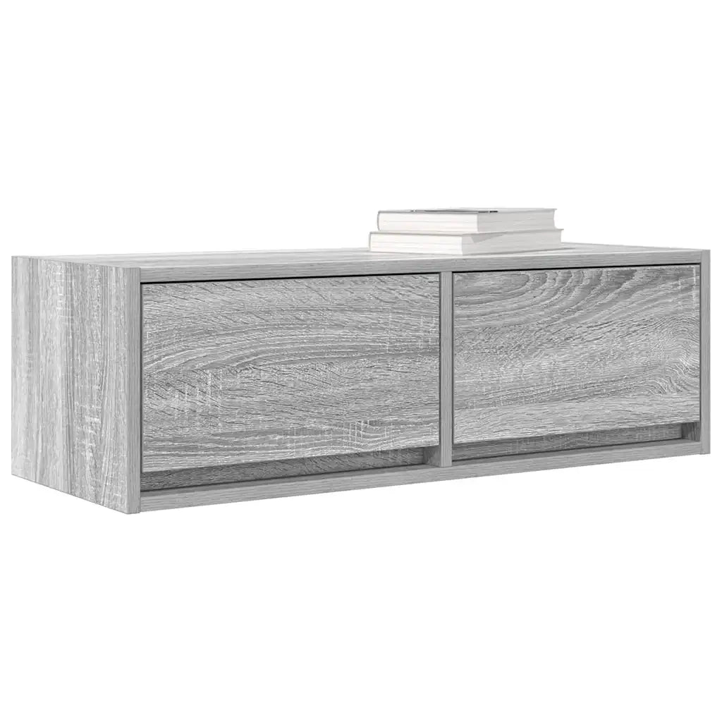 Mobile Porta TV Grigio Sonoma 80x31x25,5 cm Legno Multistrato