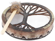 Drum Akoestica Spirit Muzica - Manufatto Artigianale - Materiali Ecocompatibili - Bassa Frequenza Amplificata - Maniglie in Cuoio