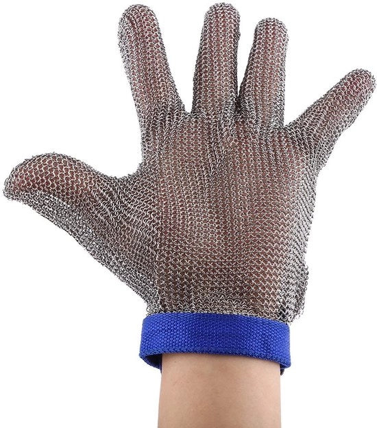 Manica di protezione per taglio resistente - Dimensioni 24 x 11 cm - Materiali: acciaio inossidabile 304L - Resistenza al taglio 5 - Protezione contro lesioni da taglio