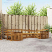 Set divani 6 pcs Naturale Legno di Acacia Massello 3374014