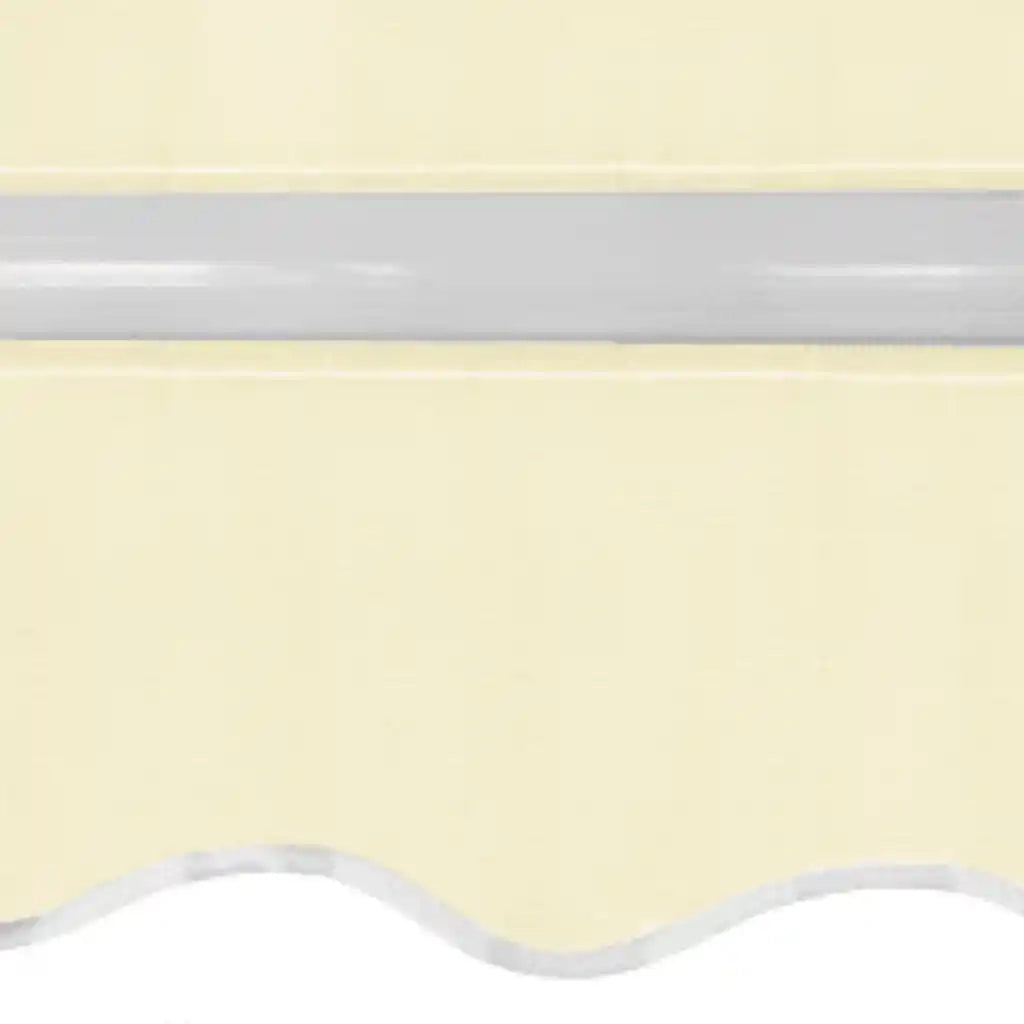 Tenda da Sole Pieghevole Manuale 600 cm Crema 276353