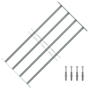 Grate per Finestre Regolabili 4 Barre Trasversali 700-1050 mm 141386