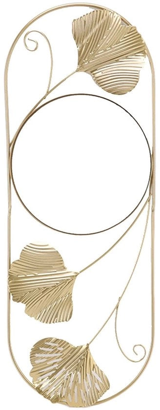 Specchio per parete resistente alla luce - Specchio decorativo - Specchio moderno - Specchio per parete dorato - Specchio artistico per parete - Adatto per camera da letto/sala da soggiorno - Specchio decorativo per parete