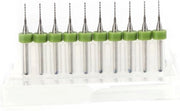 10 pezzi di scheda di circuito stampato PCB, tipo K, punta spiraletta, carburo microbora - 0,7mm.