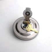 Coperchio di serbatoio a gas con chiusura a chiave - 2 chiavi fornite - Sostituzione per SK200-6SK120/200/230/300-5/6/3 - Duraturo - Chiusura solida - Non facile da rompere