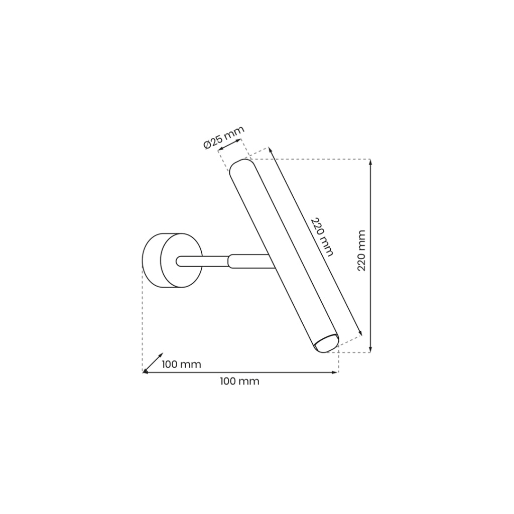 Applique nera Monza in metallo 1xG9 Milagro MLP8837