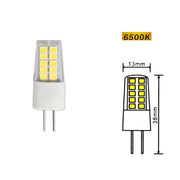 Trade Shop - Lampadina G4 Led Smd 2,5 Watt 12v Luce Fredda 6500k Calda 3000k Naturale 4000k - -bianco Caldo      -