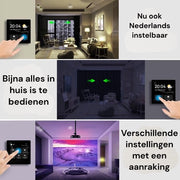 Pannello di controllo touch screen Linux 4 pollici a schermo intero per la gestione di tutto la casa con connettività Zigbee e Wi-Fi