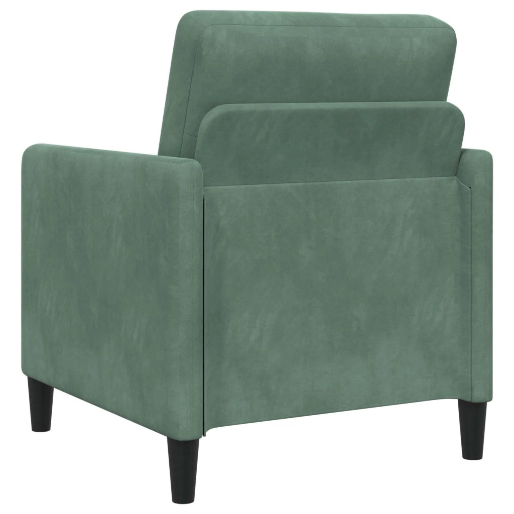 Set di Divani con Storage 2 pz Verde Mare Poliestere 3429257