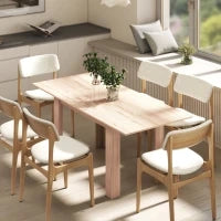 Tavolo da pranzo allungabile, tavolo da cucina rettangolare, per 8 a 6 persone, 140-180 x 80 cm, effetto legno naturale