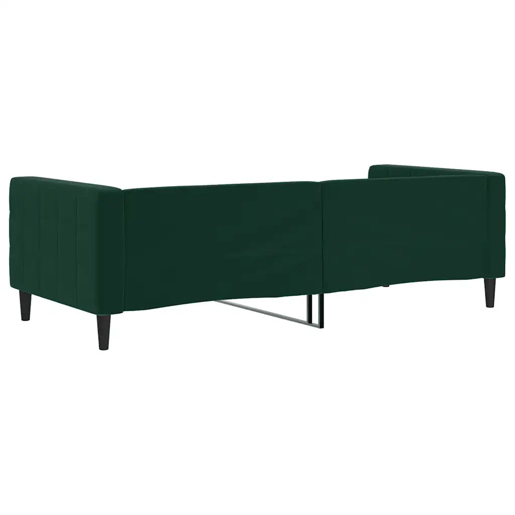 Letto da Giorno Verde Scuro 90x200 cm in Velluto 354010