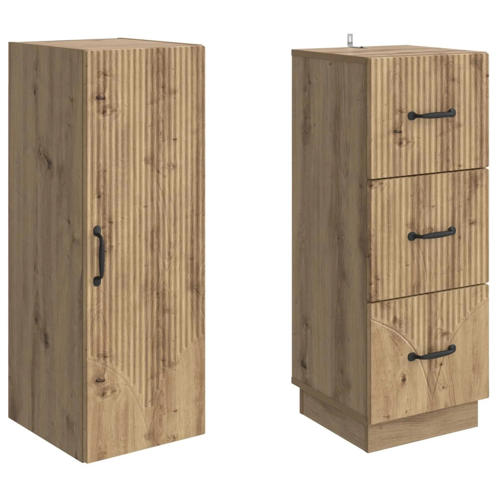 Set di armadi 2 pcs Rovere Artigianale 33 x 34,5 x 87 cm 3416816