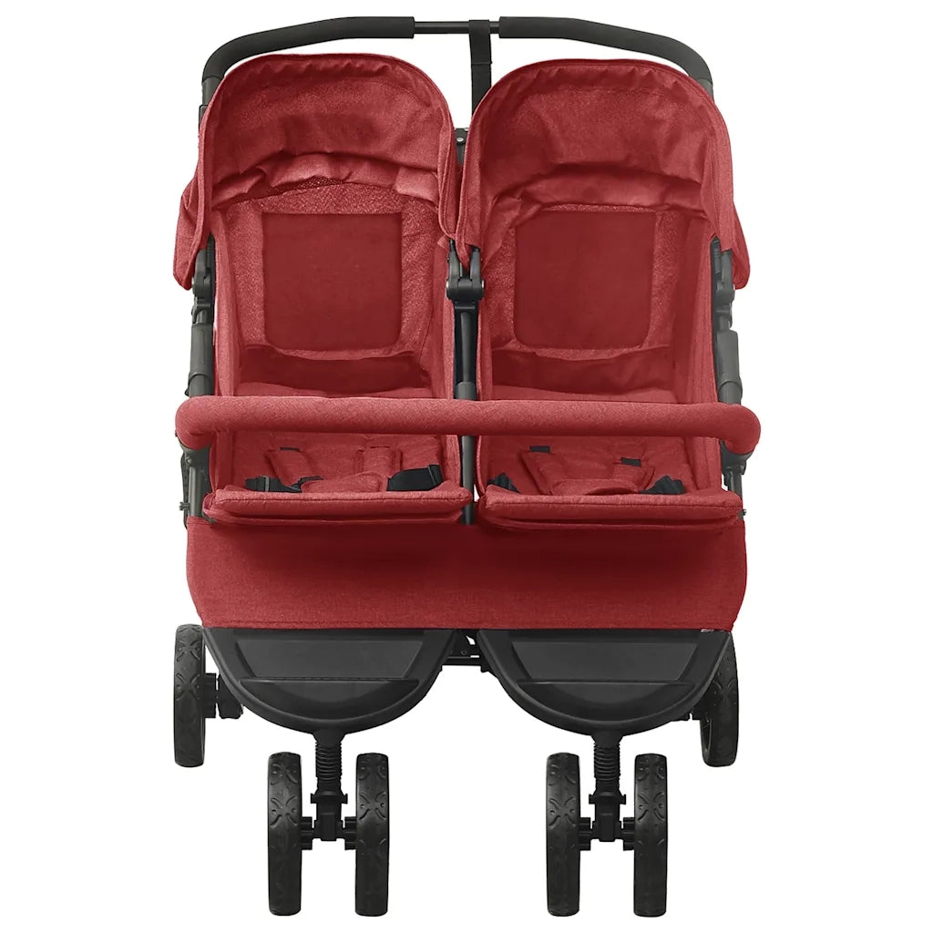 Passeggino Gemellare Rosso in Acciaio CFW6253229