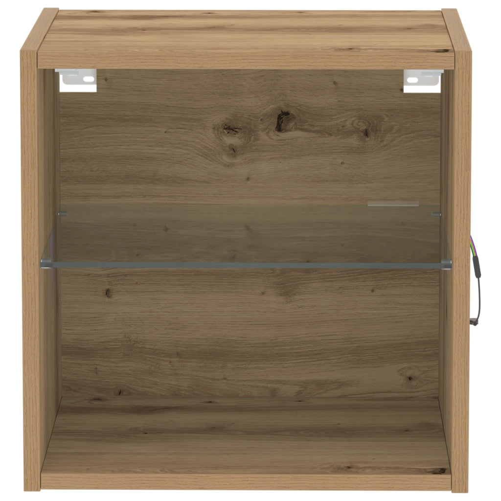 mensola fluttuante Rovere Artigianale 40x28,5x40 cm Legno Ingegnerizzato