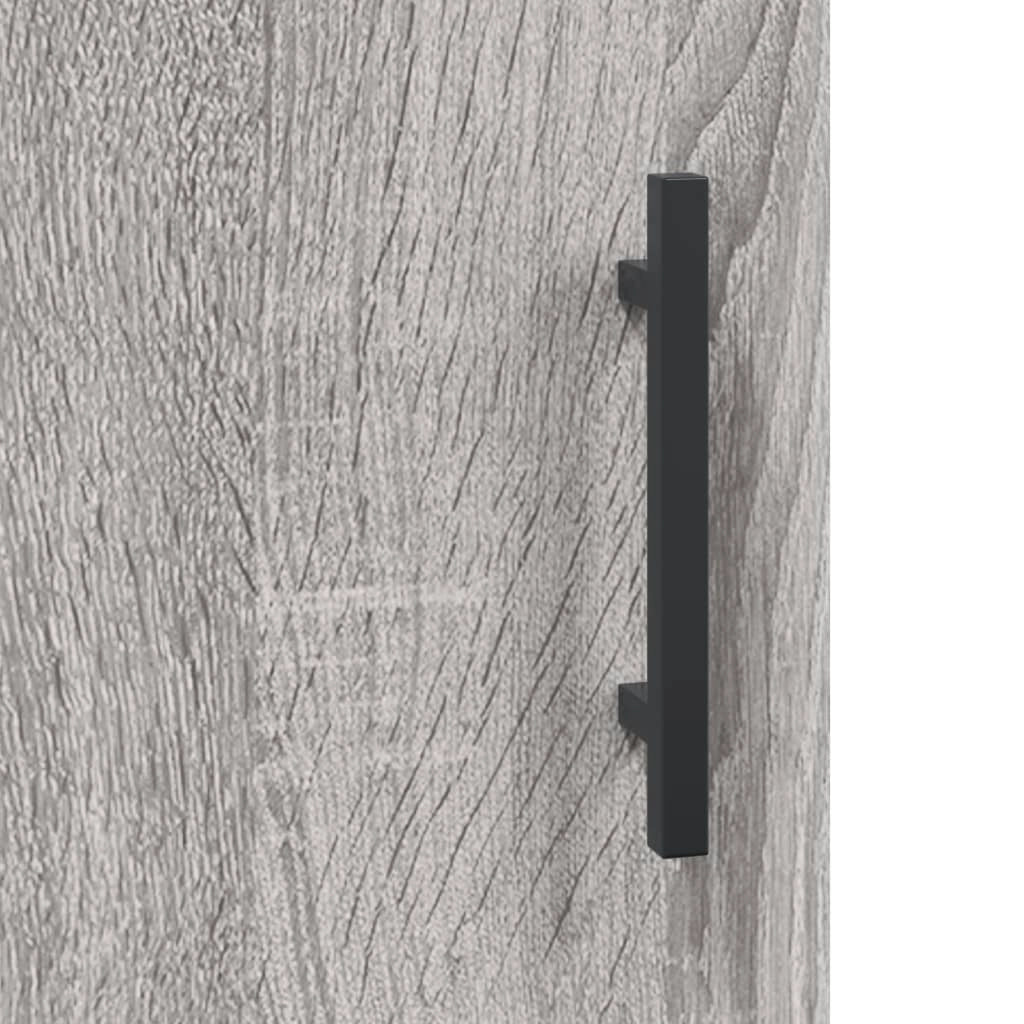 Buffet credenza cassettiera armadio mobile contenitore organizer cucina soggiorno Sonoma 69,5 x 34 x 90 cm legno ingegnerizzato grigio 02_0036444