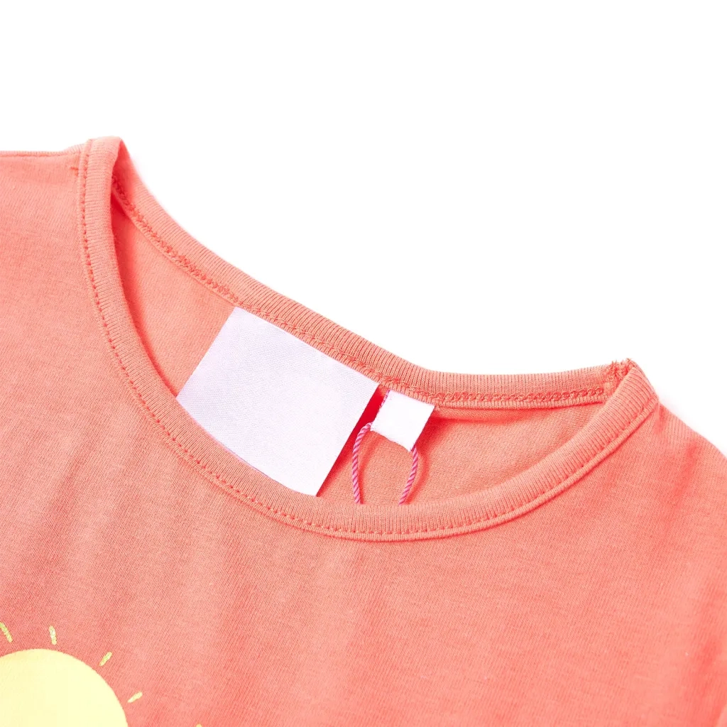 Maglietta per Bambini Corallo 128 10432