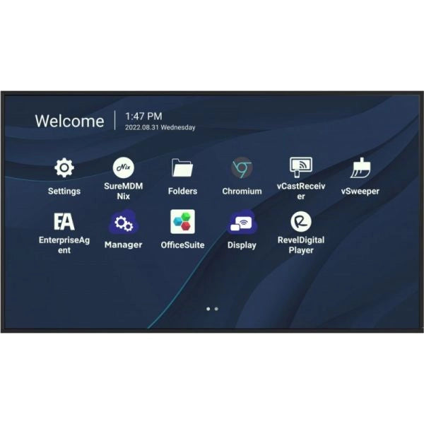 Viewsonic cde7530 visualizzatore di messaggi 190,5 cm (75") wi-fi 450 cd/m² 4k ultra hd nero processore integrato android 11