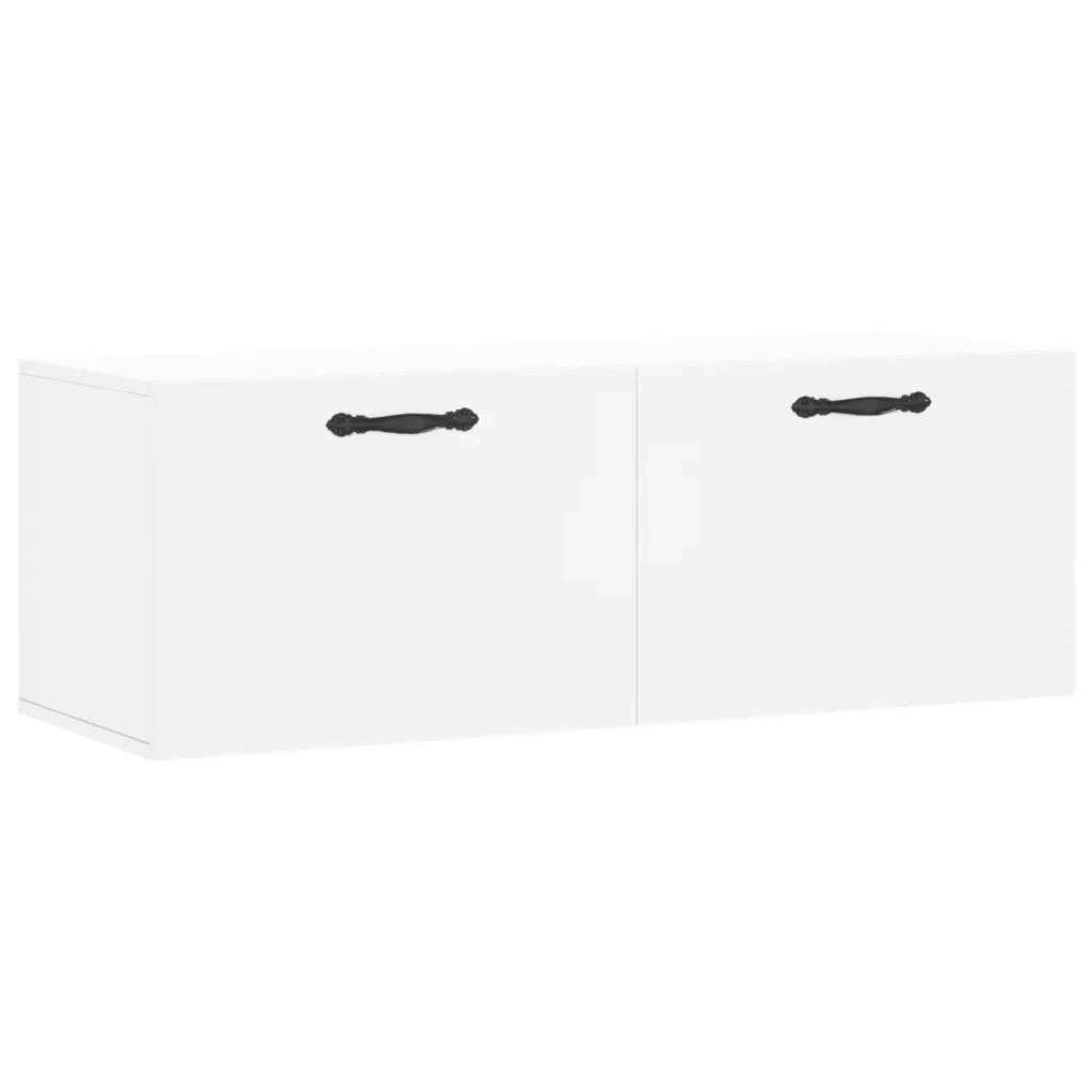 Mobile a Parete Bianco 100x36,5x35 cm in Legno Multistrato 830124