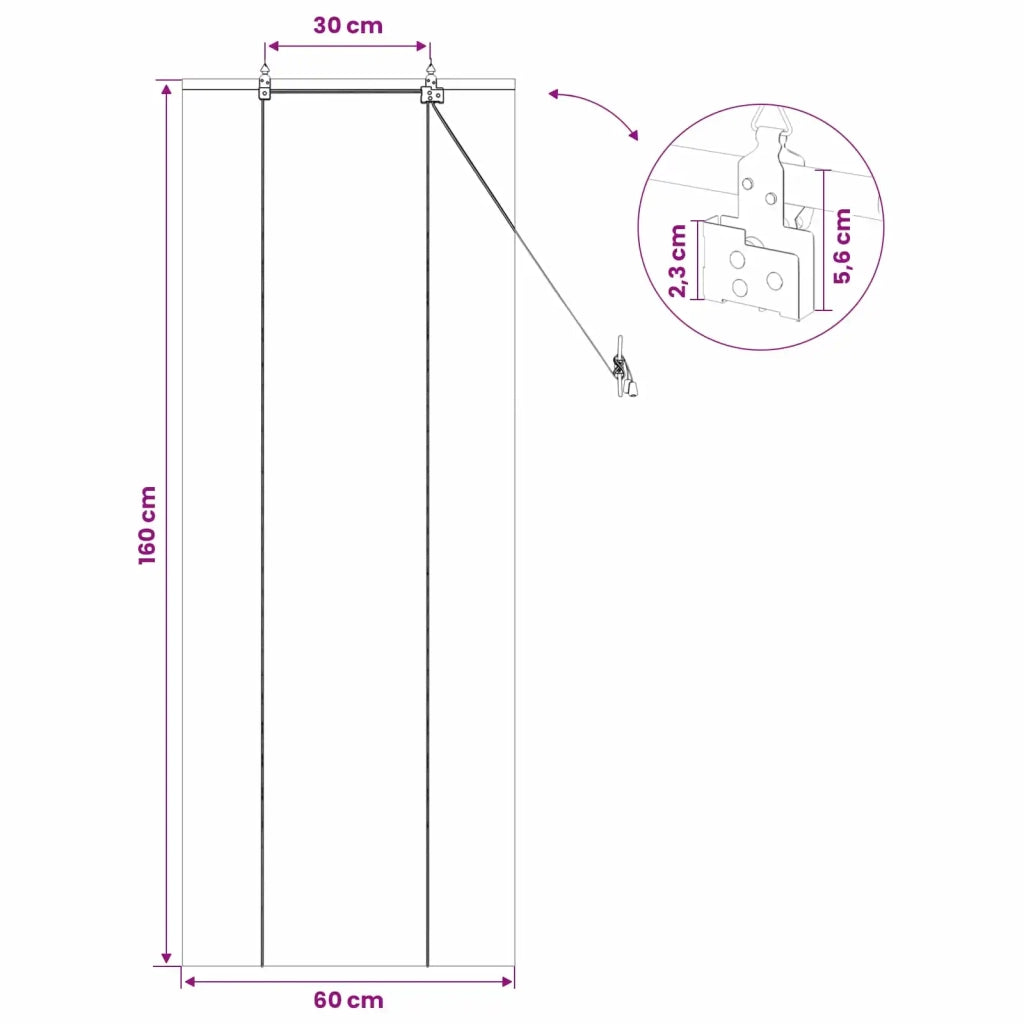 Tenda a rullo Naturale 60 x 160 cm Bambù 42040561