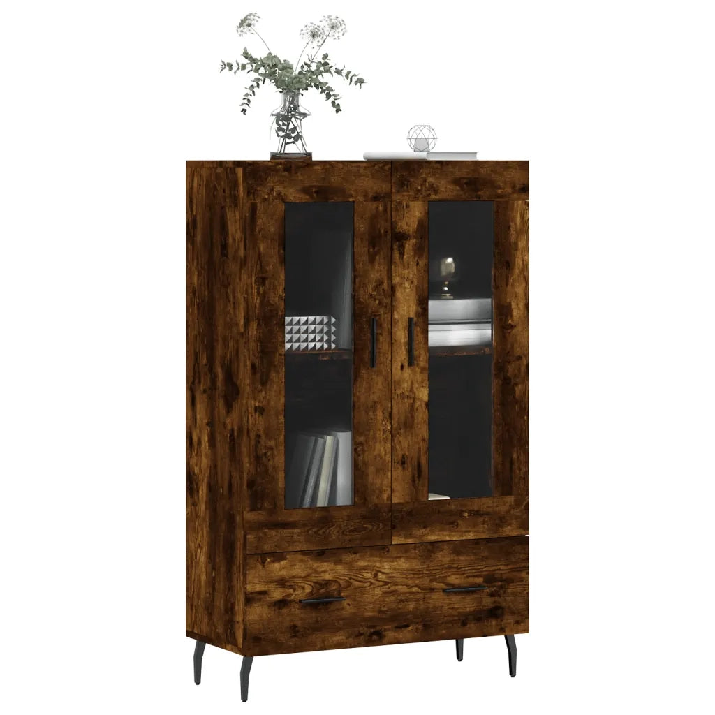 Credenza Rovere Fumo 69,5x31x115 cm in Legno Multistratocod mxl 128769