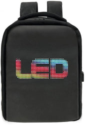 Zak da Giorni - Borsa a LED con Programmazione - Borsa per Laptop 16 Pollici - Borsa Idrorepellente - Cinturino Regolabile - Materiale Nylon Sostenibile