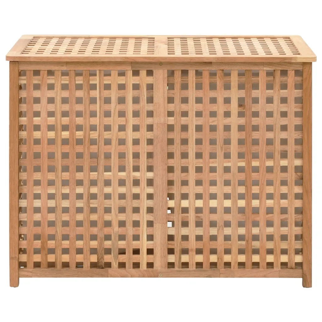 Portabiancheria 87,5x46x67 cm in Legno Massello di Noce 247604