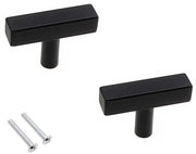 Maniglie a T in acciaio inossidabile - nastro unico - misure 50mm/150mm/200mm/250mm/300mm/350mm - ideale per cucina/mobili - maniglie per porte