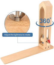 Kit di attrezzi per cucito in legno di betulla - Naaipaard - Chiusura adattabile - Sistema di cucito DIY - Robusto e duraturo - 350 x 390 x 80 mm