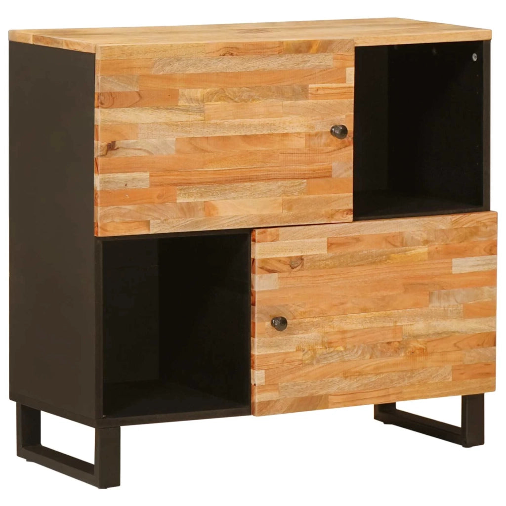 Mobile laterale Marrone 80 x 33 x 75 cm Legno di mango massello 4018323