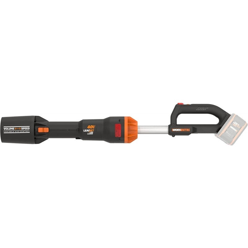 Soffiatore a Batteria WG585E.9 40V Brushless LeafJet 266 km/h Solo Corpo per Pulizia Intensiva - WORX
