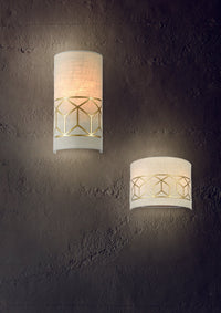 Lampada da parete House in Metallo Messina Oro