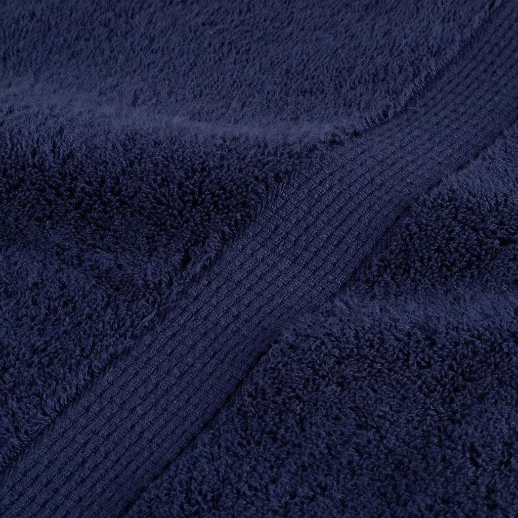 Asciugamani Premium SOLUND 2 pz Blu Navy 50x100 cm 600 g/m² 137257