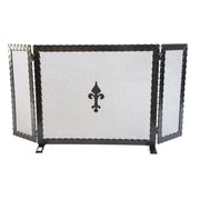 SCHERMI PARASCINTILLE SPORTELLO IN FERRO BATTUTO 2 ALI CM.101X18X52