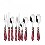 ALADDIN Ghiera Argento Anticato, Posate Set 44 Pz, Scatola