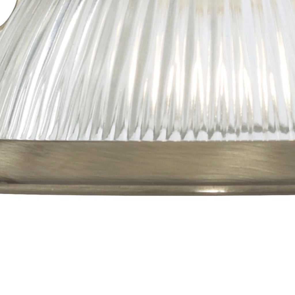 Applique Contemporanea American Dinner Acciaio Adjustable Vetro 1 Luce E27