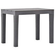 Panchine da Giardino | Panca da Giardino 2 pz Mocca in Plastica