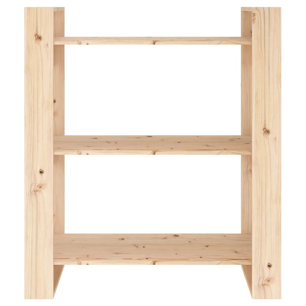 Libreria/Divisorio 80x35x91 cm Legno Massello di Pino 813899