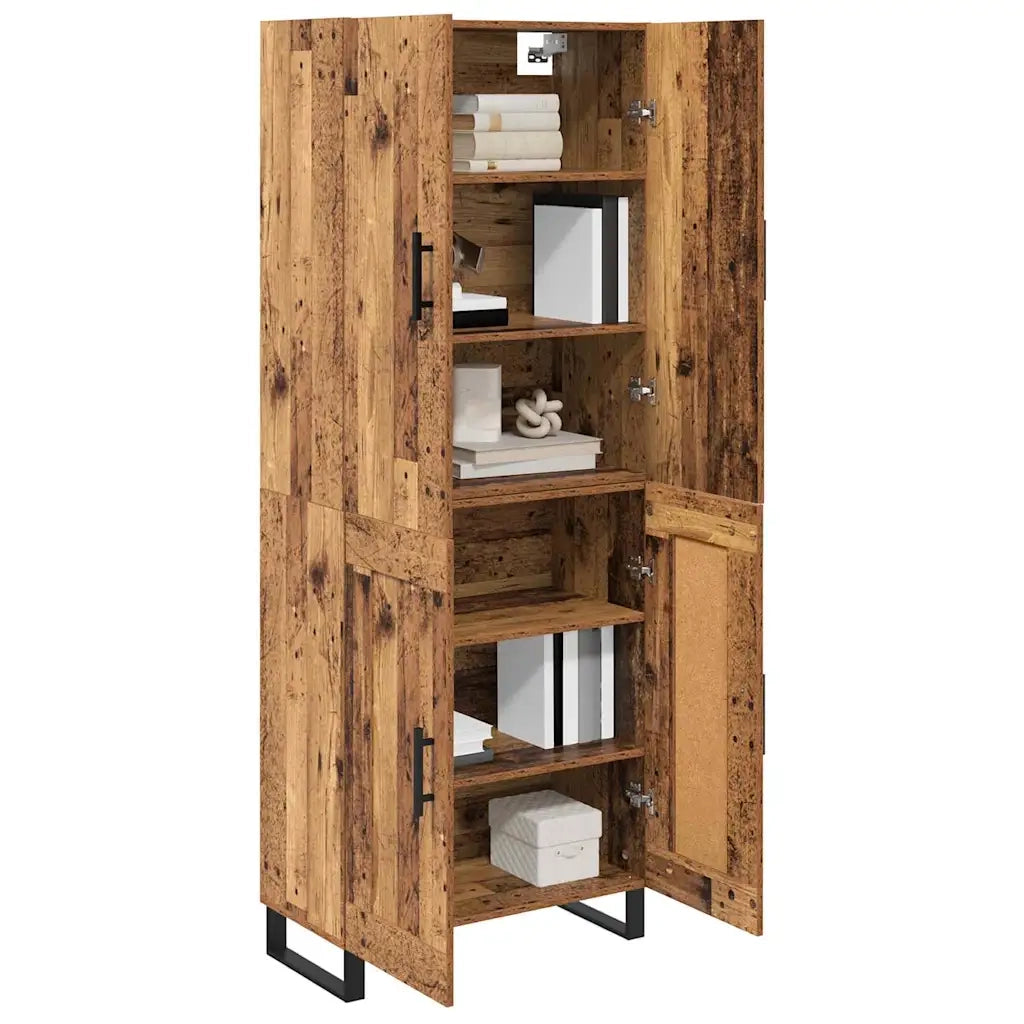 Credenza 2 pcs Legno vecchio 69,5 x 34 x 180 cm 3415811
