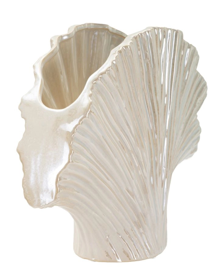 Vaso Perly 35,5x11,5x27 cm in Ceramica Perla